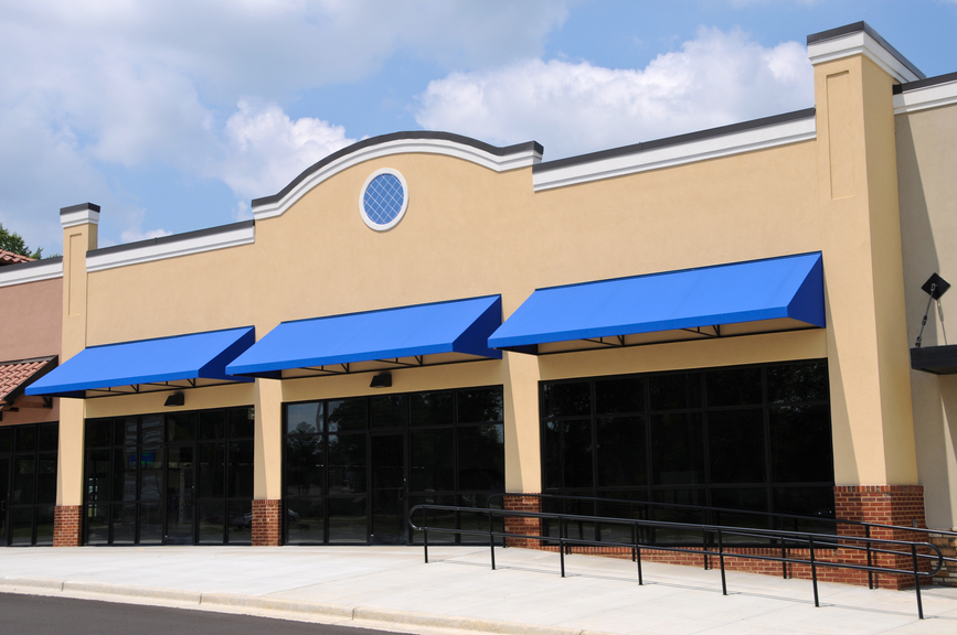 Store Front in a New Shopping Center